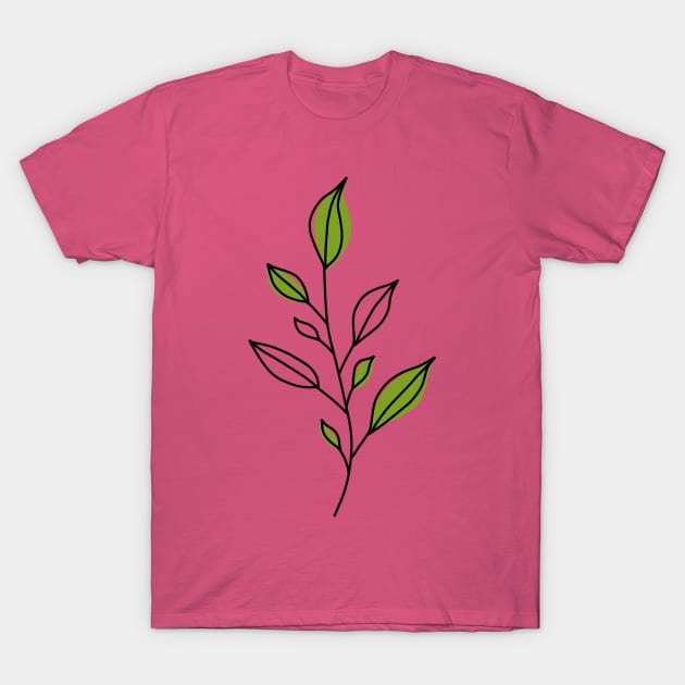 simple leaf T-Shirt by salimax